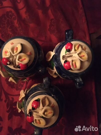 Керамические баночки для хранения продуктов