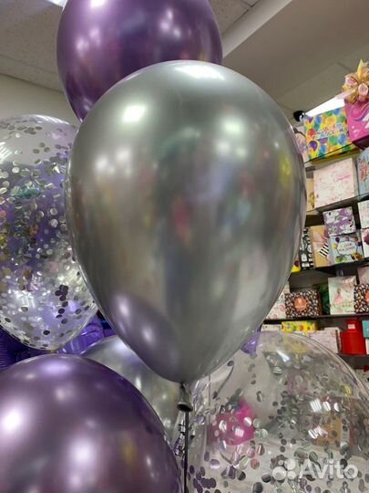 Набор: Цифра + фонтан из 7 шаров