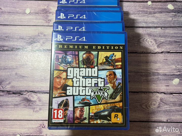 GTA 5 ps4 - 10 дисков