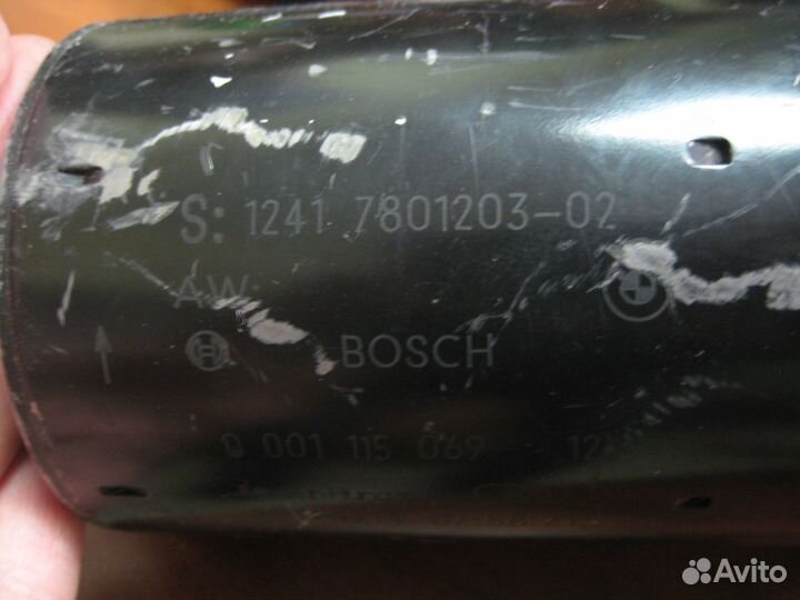 Стартер 12417801203 BMW 5- E60/E61, X6 E71/E72