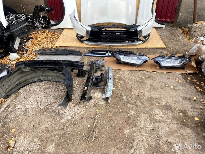 Mitsubishi outlander 3 ноускат передняя часть авто
