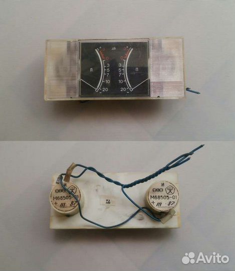 Электронные часы, Индикатор аудио стрелочный