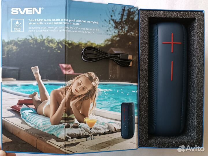 Портативная Bluetooth колонка Sven