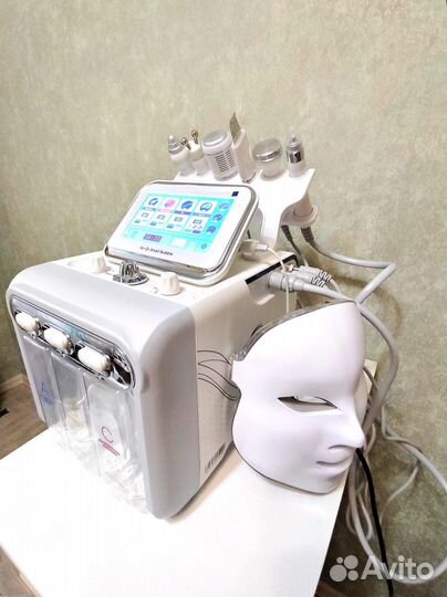 Аппарат 7 в 1, гидропилинг комбайн H2o2