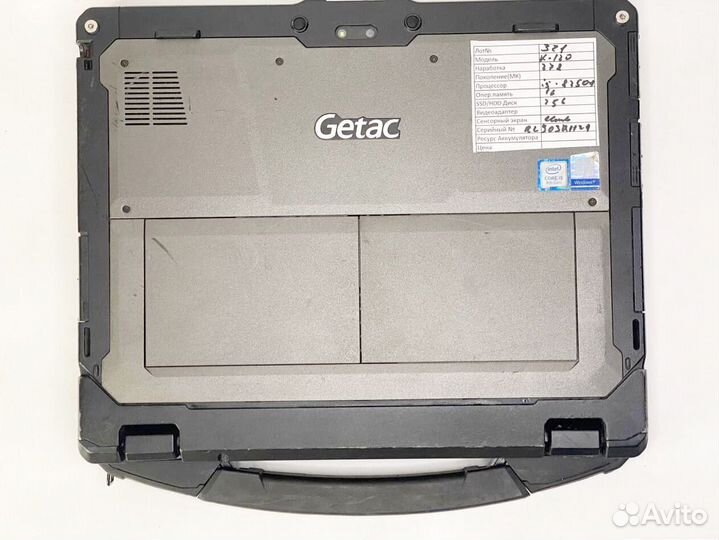 Защищенный ноутбук Getac K120