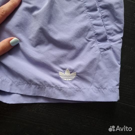 Шорты женские Adidas винтаж цвет лаванды