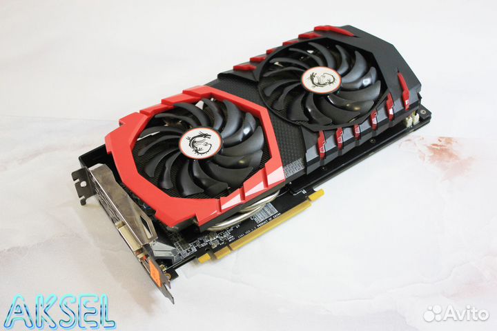 Видеокарта 4 GB Gigabyte RX 580 MSI gaming X 4G
