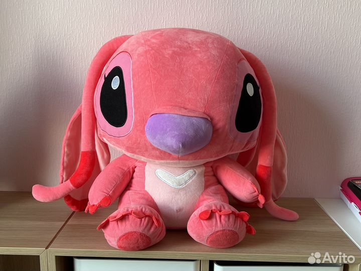 Мягкая игрушка розовый Стич