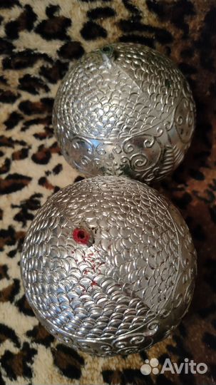 Большие елочные шары СССР(2 шт)