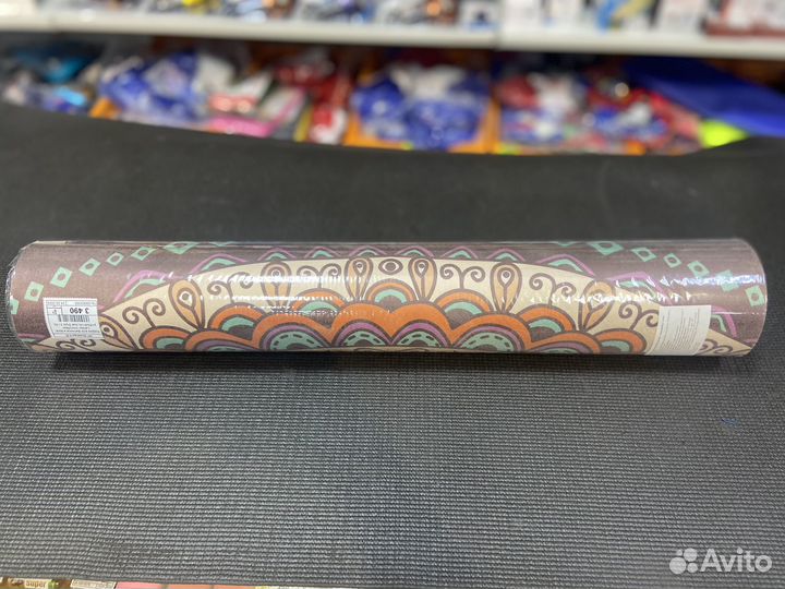 Коврик для фитнеса и йоги Larsen microfiber