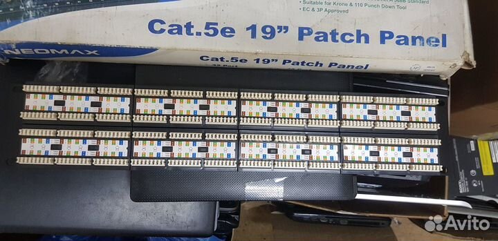 Патч панель neomax cat 5e 19 портов
