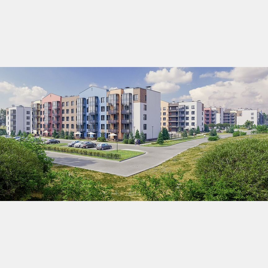 2-к. квартира, 64,6 м², 5/5 эт.