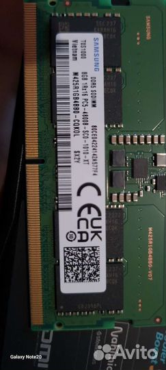 Оперативная память для ноутбука ddr5 16gb samsung
