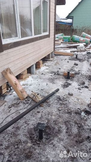 Фундамент на винтовых сваях