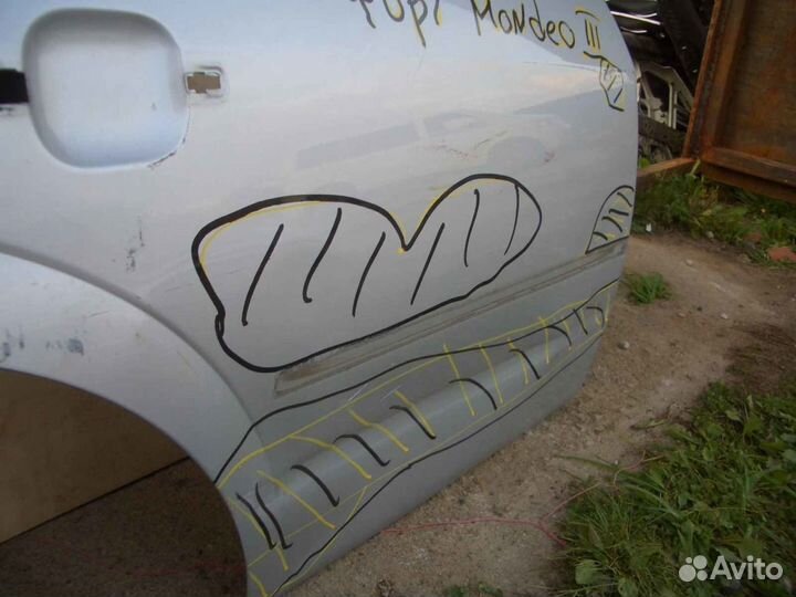 Дверь правая задняя Ford Mondeo 3 арт.811080256