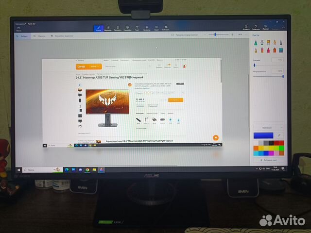 Монитор 280гц asus TUF Gaming VG259QM Гарантия купить в Белгороде ...