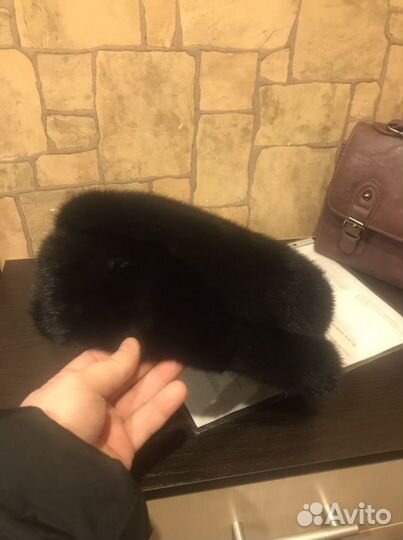 Шапка норковая мужская бу 58-60 разм