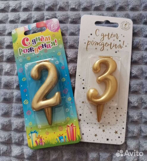 Свечи в торт