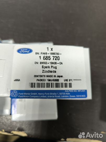 Свеча зажигания, Ecoboost 1.6 Ford Kuga