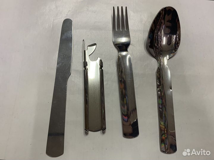 Набор походный ложка вилка нож оптом