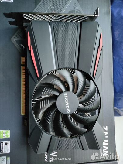 Gigabyte GE Force GTX 1050ti 4GB