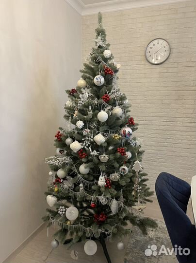 Елка искусственная литая высота 2,10