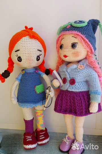 Умница и хулиганка, куклы амигуруми