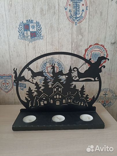 Подсвечник металлический