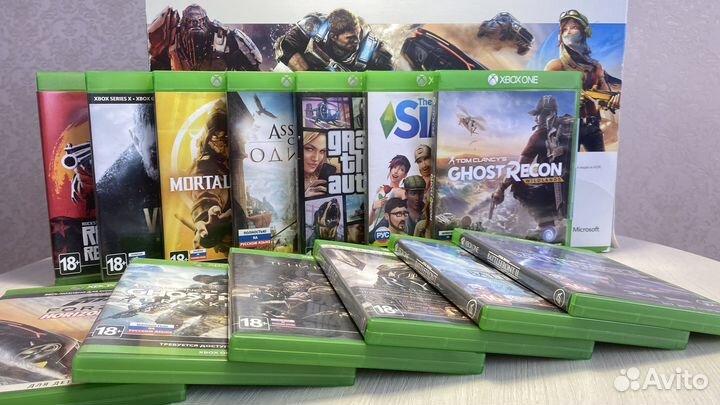 Xbox One s 1tb с играми