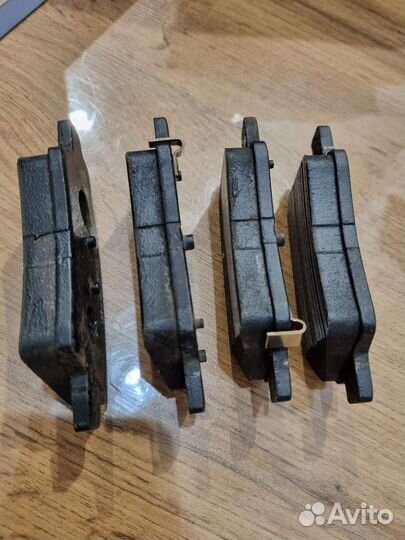 Тормозные колодки задние на hyundai solaris