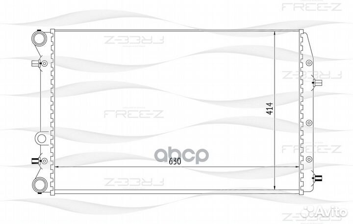 Радиатор KK0206 free-Z