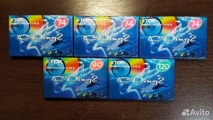 Аудиокассета TDK CDing 1,2 разные