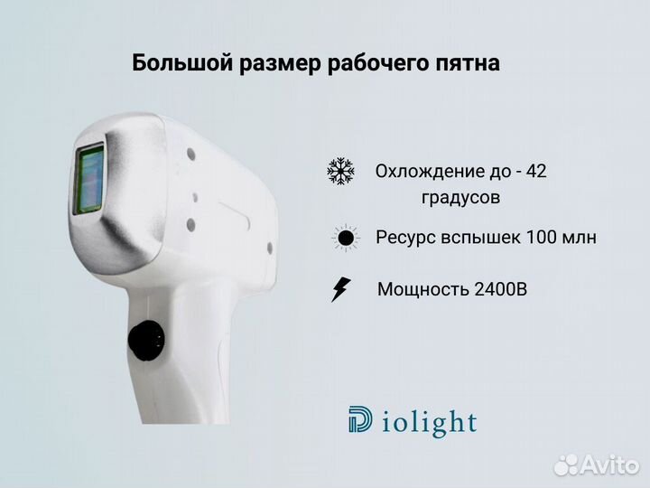 Диодный лазер Диолайт Ultramax 2400w