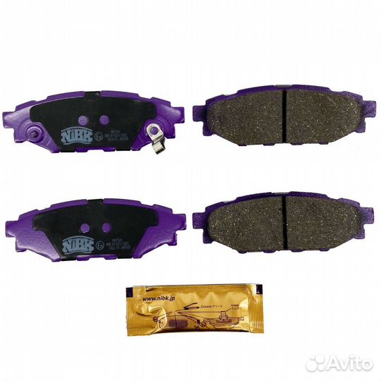 Колодки дисковые nibk PN7501