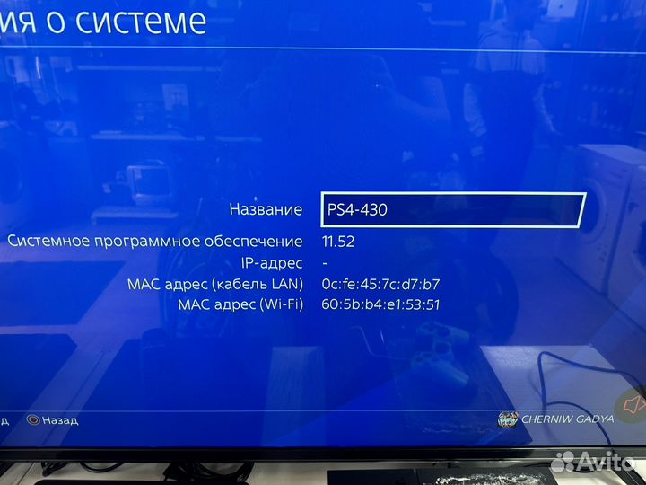 Игровая приставка PS4 Fat 1000gb тмн10