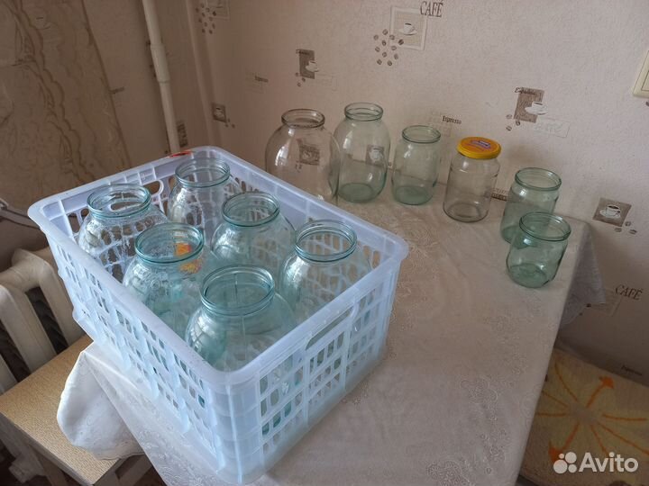 Банка стеклянная от 0,5 до 3,0