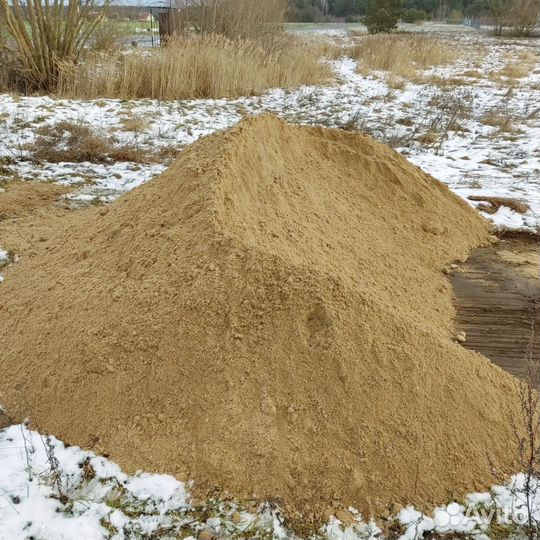 Песок карьерный в наличии