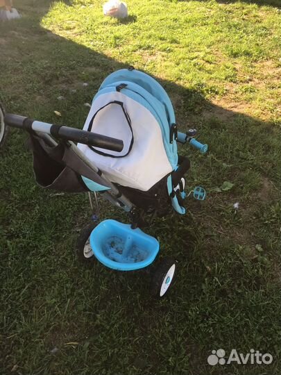 Детский велосипед с ручкой бу