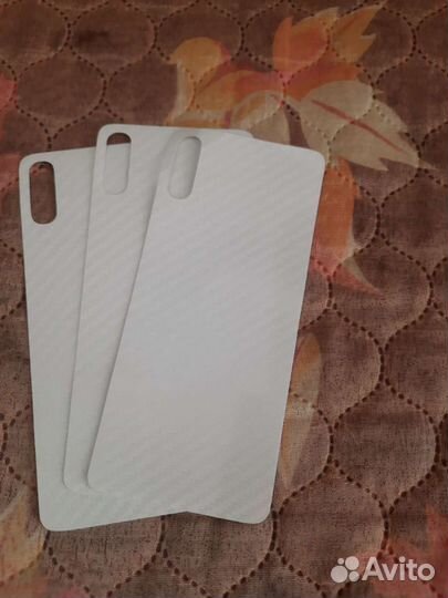 Защитные карбоновые плёнки на заднюю крышку samsun