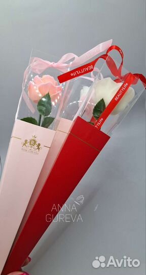 Роза из мыла