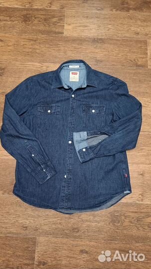 Джинсовая рубашка levis р.М