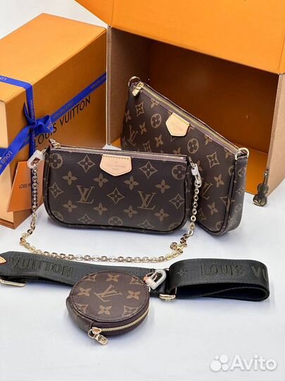 Сумка Louis Vuitton Multi Pochette кожа