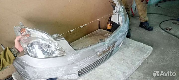 Бампер на Toyota corolla spacio