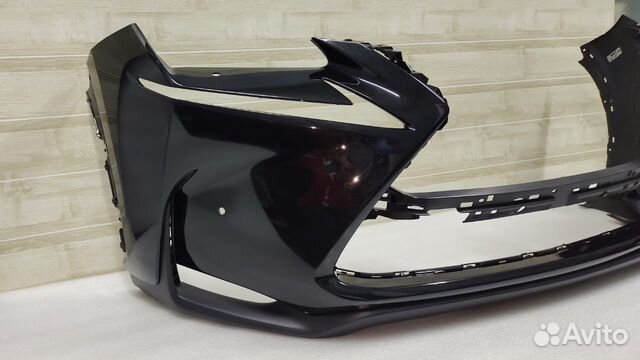 Бампер Lexus NX черный с юбкой в сборе 2014-2017