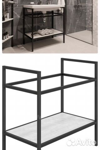 Тумба под раковину в стиле лофт