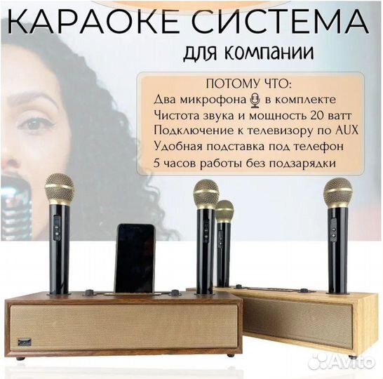 Портативная Bluetooth караоке-система