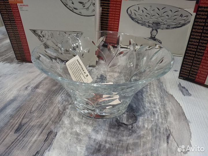Ваза блюдо для фруктов RCR Laurus Италия Термосы