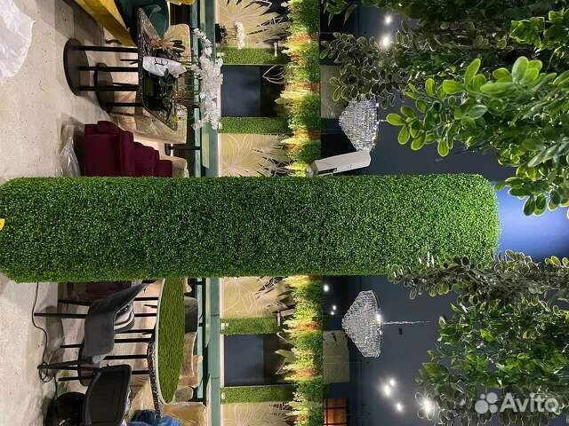 Фитостена из искусственных растений