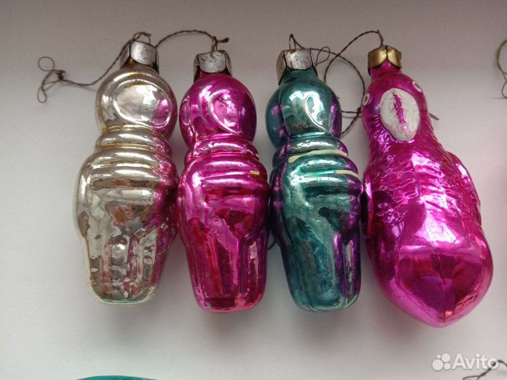 Елочные игрушки СССР одним лотом