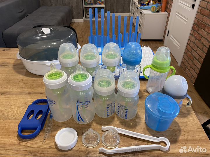 Бутылочки, стелизатор, сушилка